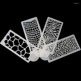 Bakeware Tools Cake Stencils For Buttercream Decorating & Templates Stencil Printing Mould Side Baking Mesh