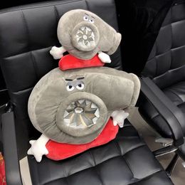 Cushion/Decorative Pillow Turbo Toy Turbocharger JDM Cushion Gift Decor Headrest Backrest Seat Cover Hellaflush Neck Rest 231013