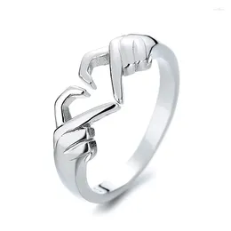 Wedding Rings 2023 Fashion Hands Than Heart For Women Jewellery Accessories Girl Gift Wholesale Bijoux Cute Couple