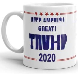 Coffee Mugs Handgrip Ceramic Cup Cartoon Donald Water Cups Make America Great Again Ceramics Mug Wholesale