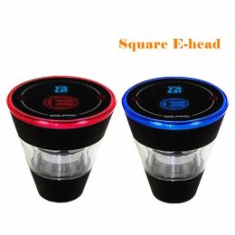 Top Quality Square E Head Ehead 2400mAh Cartridge Refillable disposable Hookah Rechargeable E-Head Vaporizer ECig Kit