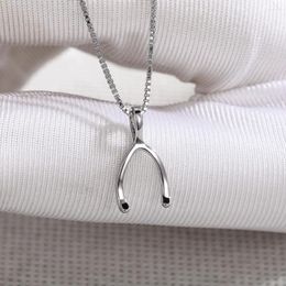 Pendant Necklaces CAOSHI Exquisite Y Shape Lucky Necklace For Women Simple Design Wedding Statement Jewelry Daily Collocation Accessories