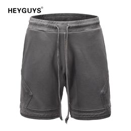 Pure Fashion High Street Men Sweat Short Pocket Casual Cool Wear Hip Hop Design Men's Shorts294T