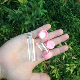 22*35*14mm 6ml Glass Jars With Plastic Cap Transparent Empty Bottles Containers 100pcs/lotgood qty Jdmrx