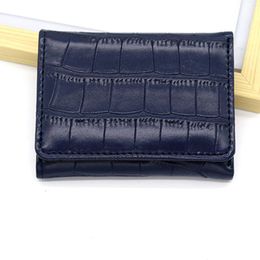 Card Holders Unisex PU Leather Wallet Portable Multiple Slots Holder For ID