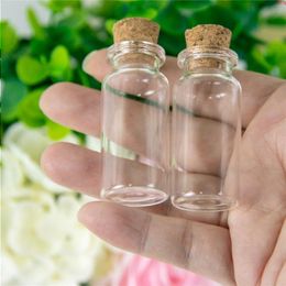 10CC Small Glass Jars With Corks Mini Wishing Bottles 100pcs 22x50x125mm 10ml Vials Bottlesgood qty Bgnlt