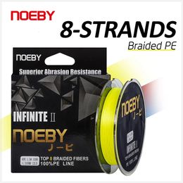 Braid Line NOEBY X8 Braided Fishing Line 150m 300m 8-103lb Multifilament Strands PE Line Braided Line Pike Saltwater Fishing Tackle Lines 231017