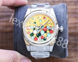 5A quality WITH BOX Mens Watch 41mm Master Automatic Mechanical Sapphire Classic Fashion Stainless Steel Waterproof Colourful dial