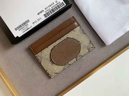 2023 Designer Bag Cowhide Leather Wallet Card Bag Simple and easy to carry mini clutch bag