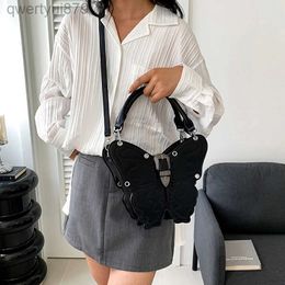 Backpack Style Cross Body PU Leather Butterfly Shoulder Bag for Backpack Designer Handbag Funny Crossbody Bag Halloween Casual Bagqwertyui879