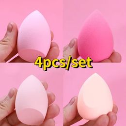 Sponges Applicators Cotton 4pcsbag Make up Blender Cosmetic Puff Foundation Powder Sponge Beauty Tools Bevel Cut Makeup Sponge Makeup Accessories 231016