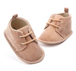Newborn Infant Baby Boy Girl Shoes Suede Sneaker Sole Antislip Toddler First Walkers Baby Crib Shoes91229939416293