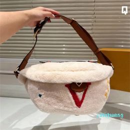 Luxury Bumbag Designer Fanny Packs For Womens Fashion Letter Classic Lamb wool Waist Bags Mens Chest Pack Shoulder Bag