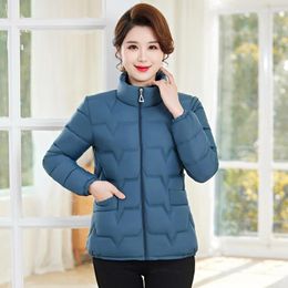 Women's Trench Coats Parkas Long Sleeve Quilted Coat Solid Colour Ladies Winter Jacket Womens Clothes 2023 Lady Korean Fashion