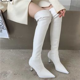 Sexy Super High Heels Over the Knee Boots Women Ladies Spring Autumn Thigh Long Party Shoes Botas De Mujer 230922