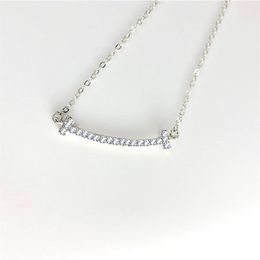 Smile Necklace Smiley Face Collarbone Chain Pendant Small Necklace243w