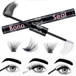 Mascara ZWELLBE Lash Bond and Seal 10ML Lash Clusters Long Lasting Lash Glue Waterproof for Individual Cluster Lashes Glue Latex Free 231016