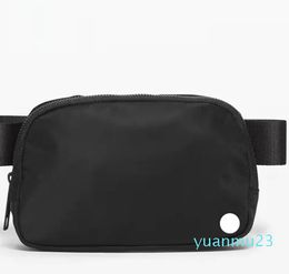 Outdoor Bags Women Men Waist Bag Gym Elastic Adjustable Strap Zipper Fanny