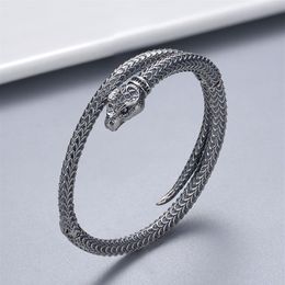 New Product Retro Bracelet High Quality Silver Plated Bracelet Snake Bracelet for Couple Jewellery Supply Fashion Trend Accessories297V