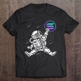 Men's T-Shirts Astronaut Solana Coin Crypto Token Cryptocurrency Wallet Oversized T-Shirt Manga Clothing Shirts For Men Anime1964