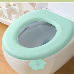 Toilet Seat Covers Washable Sticker Foam Toilet Cover Accessorie Waterproof Soft Pad Toilet Seat Silicone Four Seasons Soft Bathroom Closestool Mat 231013