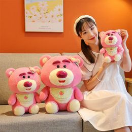 Cute avocados Bear Plush Toy Cartoon Sofa Throw Pillows Plush Dolls Kawaii Kids Birthday Gift Decor