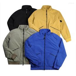 Men's Jackets Bomber Jacket For Men Autumn Winter Thicken Cotton Padded Mens Baseball Casual Zipper Warm Coat Street Coats
