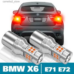 Car Tail Lights 2pcs LED Brake Light For BMW X6 E71 E72 Accessories 2008 2009 2010 2011 2012 2013 2014 Q231017