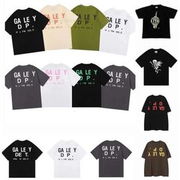 Men's T-Shirts T-shirts Galleryes depts Designer Summer Gallary Shirt Alphabet Printed Star Same Round Neck Short Sleeve T-shirt for Men and Women Oversize TeesSML