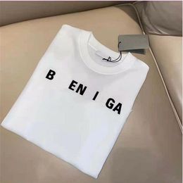 Mens Women Designers T-shirts cotton material Fashion black White luxury With Letters Casual Summer Short Sleeve hip hop Street Cl320E