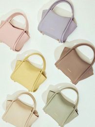 Songmont Bucket bag Designer Luxury Fashion Women Songmont Medium Shopping basket Handbag Leather Shoulder Crossbody Bags song Purse totes W92W#