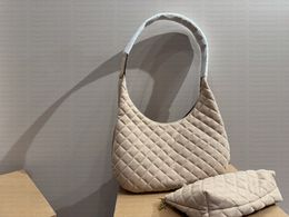 Suede diamond patterned leather metal letter women shoulder bag with large capacity suede commuting bag