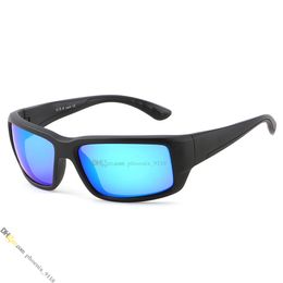 Costas Sunglasses Designer Uv400 Sports for Women High-quality Polarizing Lens Revo Color Coated Silicone Frame - Fantail;