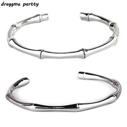 Vintage Fashion Bangles For Men Women Bamboo Cuff Couple Jewellery High Rising Open Bracelet Bangle293p