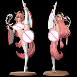 Finger Toys Genshin Impact Yae Miko Anime Sexy Girl Figure Yae Miko 1/6 Pvc Action Figure Statue Adult Collection Model Doll Toys