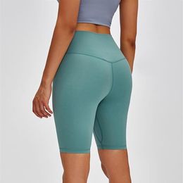 Yoga Align Shorts lu-85 High Waist Biker Tennis Golf Sports ty Leggings Fitness Capris Women Running Fashion Gym Pants254p