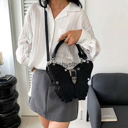 Backpack Style Cross Body PU Leather Butterfly Shoulder Bag for Backpack Designer Handbag Funny Crossbody Bag Halloween Casual Bagstylishyslbags