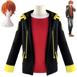 Cosplay Cosplay Game Mystic Messenger Seven Luciel Saeyoung Choi Costume Wig Anime Zipper Jacket Hoodies Coat T Shirt Halloween Suit