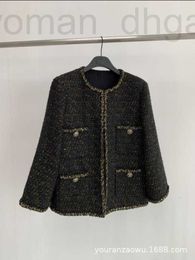 Women's Jackets designer Class Elegant and Style, True Si Jacquard Star Show Men's Tweed Coat 1DPF
