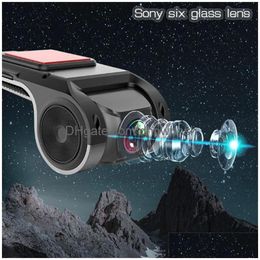 Car Dash Cam Wifi Usb 2 In 1 1080P 170 Degree Wide Angle Camera Dvr Adas Dashcam Android Recorder Night Version Hj Drop Delivery