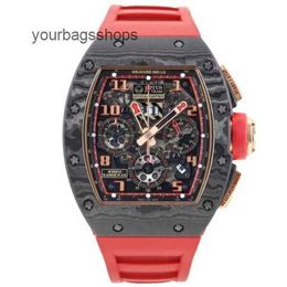 Desginer Mechanical Automatic Chronograph Titanium Wrist Watch Richardmill Wristwatch Rm011 Chronograph Rm011 Date Display Month Display Timing with Warra CYAV