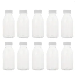 Water Bottles 10 Pcs Mini Juice Milk Practical Beverage Drink Storage Durable Plastic Travel