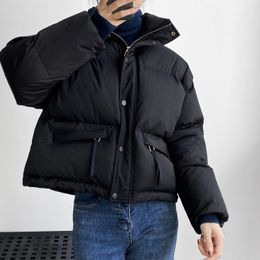 冬のコットンジャケットの女性パーカーフグジャケット長いスリーブドローストリングコートY2K厚い温かいコート