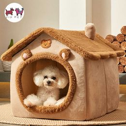 Houses Kennels Accessories Dog's House Type All Seasons Universal Winter Warm Small Dog Detachable and Washable Cat Home Teddy Cat's Nest Pet Supplies