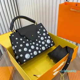 Designer -Women tote shoulder bags crossbody bags handbags fashion luxury top quality genuine leather large capacity girl shopping bag purse