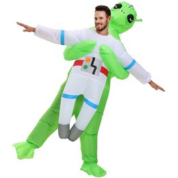 Cosplay Anime Alien Iatable Costumes Astronaut Costume Dress Scary Purim Halloween Party Funny Suits For Adult