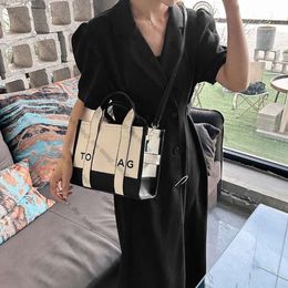 Luxury designer handbag Factory wholesale 2023 Single Shoulder Women's Beach bag Coloured PU Letter Large capacity shopping bags TOTE BAG Crossbody Handheld Tote Bag