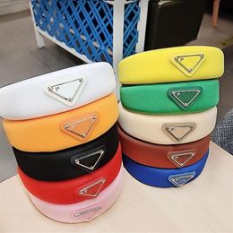 10 styles fashion letters printed cloth woven solid widebrimmed hair bands girls sports hair bands ladies nonslip accessories300a