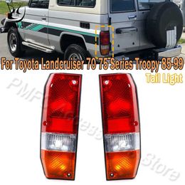 Car Tail Lights PMFC Car Rear Tail Light Driving Light Tailight Lamp Assembly For Toyota Land Cruiser 70 75 Series Troopy 1985 1986 1987-1999 Q231017