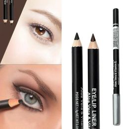 Eye ShadowLiner Combination Fashion Professional Makeup Black Brown Eyeliner Eyebrow Pencil Waterproof Lasting Cosmetic Beauty Tool 231101